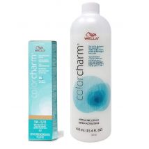 Wella 5N Light Natural Brown Color Charm Demi-Permanent Haircolor - 5N + Activating Lotion (15.4oz)