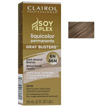 Clairol 6N Dark Neutral Blonde Permanent Hair Colour GRAY BUSTERS - 6N Dark Neutral Blonde