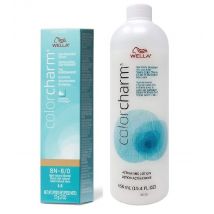 Wella 8N Light Natural Blonde Wella Color Charm Demi-Permanent Haircolor - 8N + Activating Lotion (15.4oz)