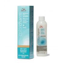 Wella 8N Light Natural Blonde Wella Color Charm Demi-Permanent Haircolor - 8N + Activating Lotion (7.8oz)