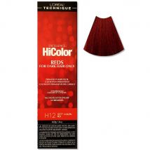 L'Oreal HiColor Permanent Hair Colour For Dark Hair Only - Deep Auburn Red, 1 Hair Colour, 9%/30 Volume Developer (8oz)