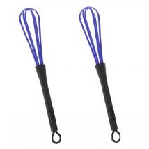 Plastic Whisk For Hair Colouring - Blue - pack of 2