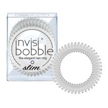 Invisibobble Slim Crystal Clear Hair Ring Bracelet x3 Pieces