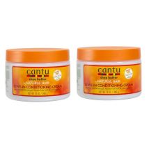 Cantu Shea Butter For Natural Hair Leave In Conditioning Cream 12oz - Cond Cream 12oz - (2pks)