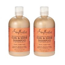Shea Moisture Coconut & Hibiscus Set - Curl &amp; Shine Shampoo 13oz - (2pks)