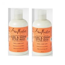 Shea Moisture Coconut & Hibiscus Set - Curl &amp; Style Milk 8oz - (2pks)