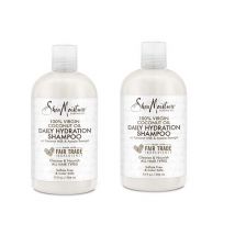 Shea Moisture 100% Virgin Coconut Oil Daily Hydration Shampoo - Shampoo 13oz - (2pks)