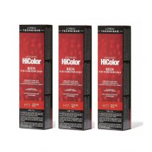 L'Oreal HiColor Red Violet H20 - H11 Intense Red x3