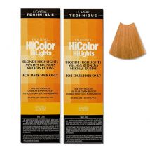 L'Oreal HiColor BLONDE HiLights For Dark Hair Only Golden Blonde - Golden Blonde - (2pks), 2 Hair Colours, No Thanks