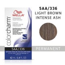 Wella Color Charm Permanent Liquid Hair Colour - Light Brown Intense Ash, 1 Hair Colour, 6%/20 Volume Developer (3.6oz)