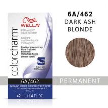 Wella Color Charm Permanent Liquid Hair Colour - Dark Ash Blonde, 2 Hair Colours, 6%/20 Volume Developer (3.6oz)