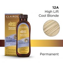 Clairol Soy4plex Permanent Hair Colour - High Lift Cool Blonde, 2 Hair Colours