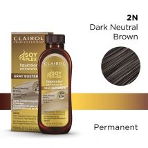 Clairol Soy4plex Permanent Hair Colour - Dark Neutral Brown, 1 Hair Colour