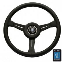 Volant En Cuir Avec Branches En Alu Noir Classic Line (Nardi)