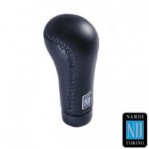 Pommeau Levier De Vitesse En Cuir Noir Nardi Prestige Line