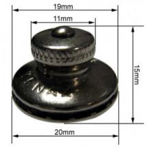 Bouton Tenax Tête Striée Femelle