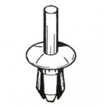 Rivet Plastique Ø3mm Noir