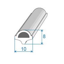 Clé Pour Joint De Pare Brise Pour Voiture - 10 X 8 Mm