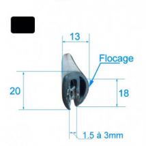 Joint Armature Métallique Avec Flocage (longueur 1.20 M)