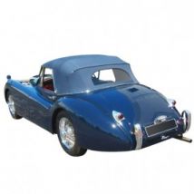 Capote Jaguar XK 120 D.H.C En Alpaga Stayfast Avec Lunette Sur Zip
