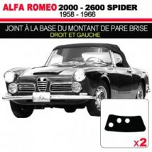 Dichtung Am Fuß Der Windschutzscheibensäule Für Alfa Romeo 2000, 2600 Spider Cabrios