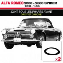 Dichtung Unter Den Frontscheinwerfern Cabrios Alfa Romeo 2000, 2600 Spider