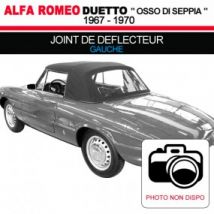 Joint De Déflecteur Gauche Pour Les Cabriolets Alfa Romeo Spider Duetto