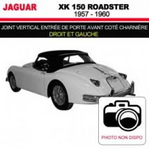 Joint Vertical Entrée De Porte Avant Coté Charnière (droit Et Gauche) Pour Les Cabriolets Jaguar XK 150 Roadster