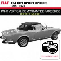 Vedante (selo) vertical do pilar defletor de vento (corta-vento) para cabrio Fiat 124 CS1 Spider