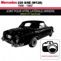 Joint Pour Vitre Latérale Arrière Pour Les Cabriolets Mercedes 220 S/SE
