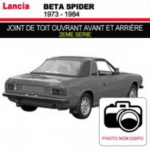 Joint De Toit Ouvrant Avant Et Arrière 2ème Série Pour Les Cabriolets Lancia Beta Spider