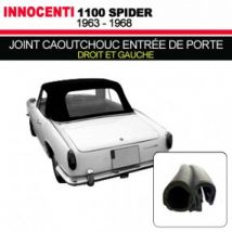 Joint Caoutchouc De Porte Pour Les Cabriolets Innocenti 1100 Spider 1963/1968