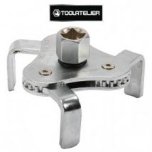 Clé 3 Griffes Filtre À Huile, Tripodes Auto-réglable (63 À 101 Mm) - ToolAtelier