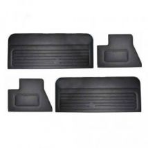 Panneaux De Portes Noir Pour Golf 1 Cabriolet, Qualité Standard 4 Pièces