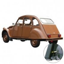 Capote Citroen 2CV En Vinyle Qualité Origine Avec Fermeture Intérieure (gros Grain)