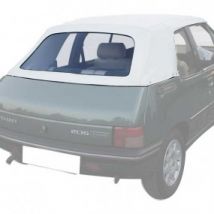 Capote Peugeot 205 Cabriolet Roland Garros Blanche Sous-face Noire