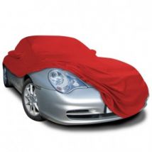 Bâche Protection Porsche 996 (1999-2001) Cabriolet En Jersey Rouge (Coverlux) Pour Garage