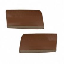 2er Set Vordertürverkleidungen Braunimitat Für Peugeot 204 Cabrio