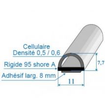 Joint Bi-dureté Avec Face Adhésive - 11 X 7,7 Mm