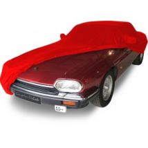 Bâche Protection Intérieure Sur-mesure Jaguar XJS En Jersey Coverlux - Rouge