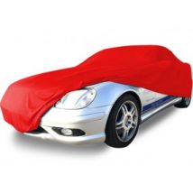 Maßgeschneiderte Autoschutzhülle (Autoabdeckung Für Innen) Mercedes SLK R170 In Coverlux Jersey - Rot