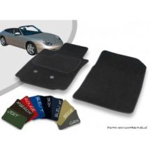 Tapis Auto Avant Sur-mesure Porsche 996 Cabriolet (1999-2001) Velours Bordé