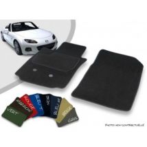 Tapis Auto Avant Sur-mesure Mazda MX5 NC Cabriolet Velours Bordé