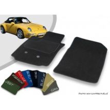 Tapis Auto Avant Sur-mesure Porsche 993 Cabriolet Velours Bordé