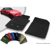 Tapis Auto Avant Sur-mesure Mazda MX5 ND Cabriolet Velours Bordé