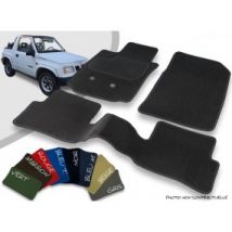 Tapis Auto Avant Et Arrière Sur-mesure Suzuki Vitara MK1 Cabriolet Velours Bordé