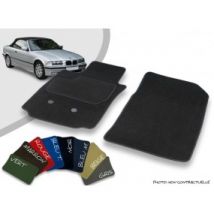 Maßgeschneiderte BMW E36 Cabrio-Velours-Vorderfußmatten