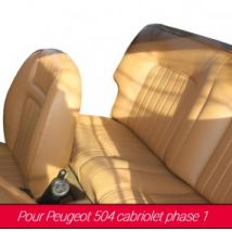 Garnitures De Sièges Avant Et Arrière Pour Peugeot 504 Cabriolet Phase 1