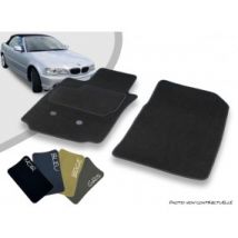 Tapis Auto Avant Sur-mesure BMW E46 Cabriolet Moquette Aiguilletée Surjetée