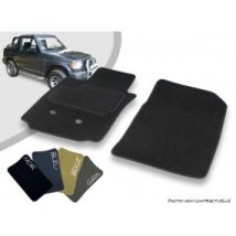 Tapis Auto Avant Sur-mesure Mitsubishi Pajero V20-V23-V24 Cabriolet Moquette Aiguilletée Surjetée